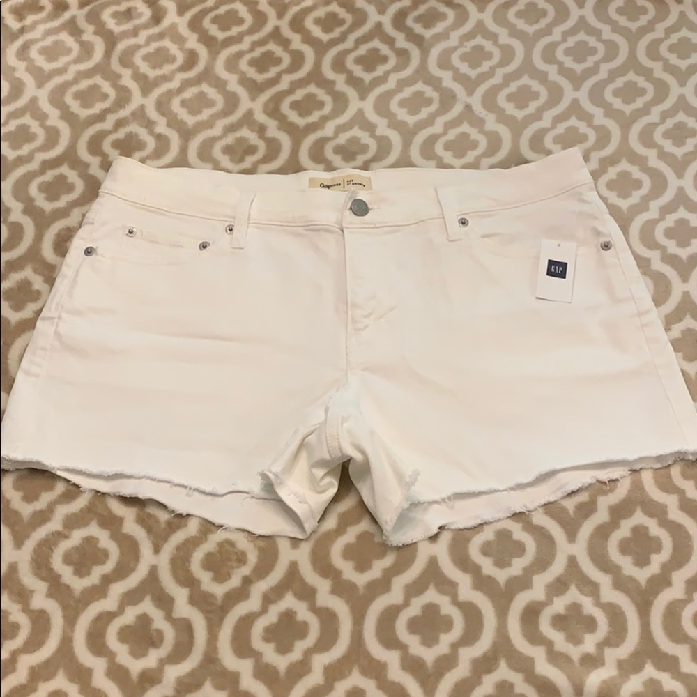 Gap White Denim Jeans Shorts